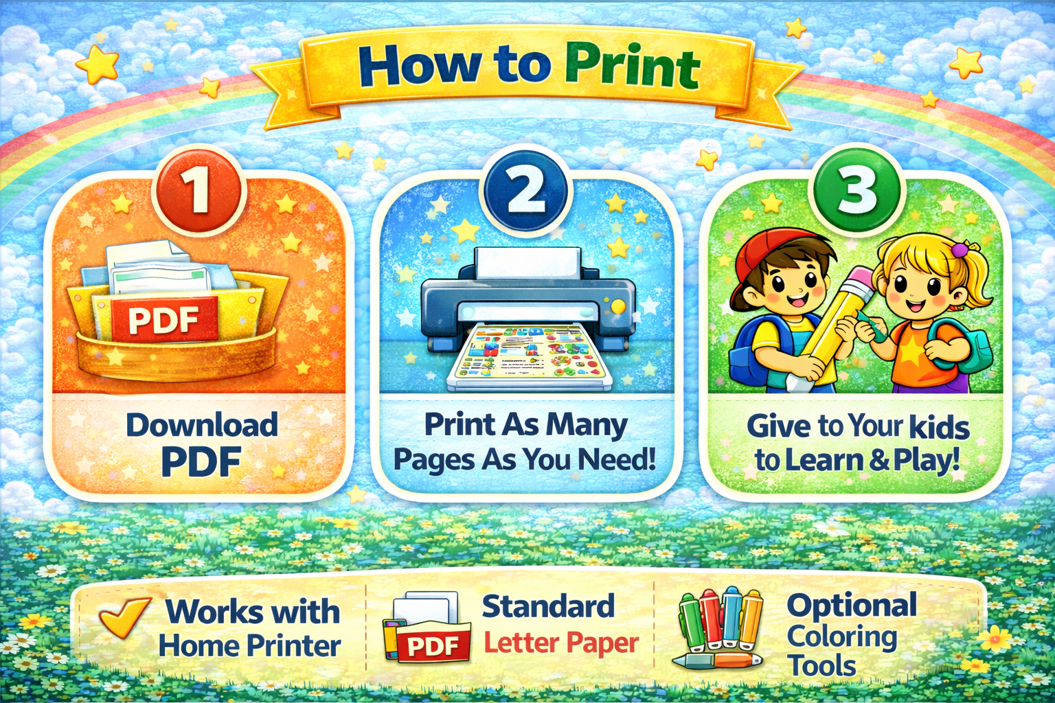 Busy Book Printable for Kids Ages 4-8 | 30 Activity Pages PDF