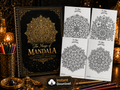 The Magic of Mandala Coloring Book for Adults | 38 Printable Mandala Pages | Digital PDF Vector Coloring Book