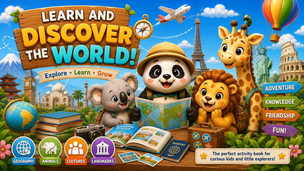 Cute Animals Around the World Vol. 2 | Printable PDF | Ages 4–9